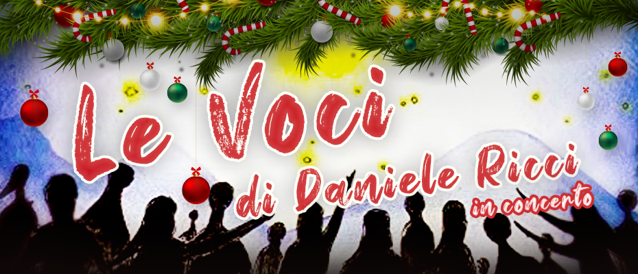 Le Voci di Daniele Ricci in concerto – Natale 2021